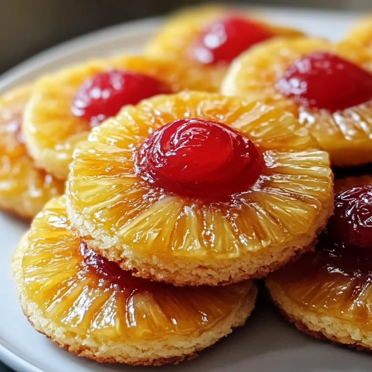 Pineapple Upside-Down Cookies: A Fun Twist on a Classic Dessert