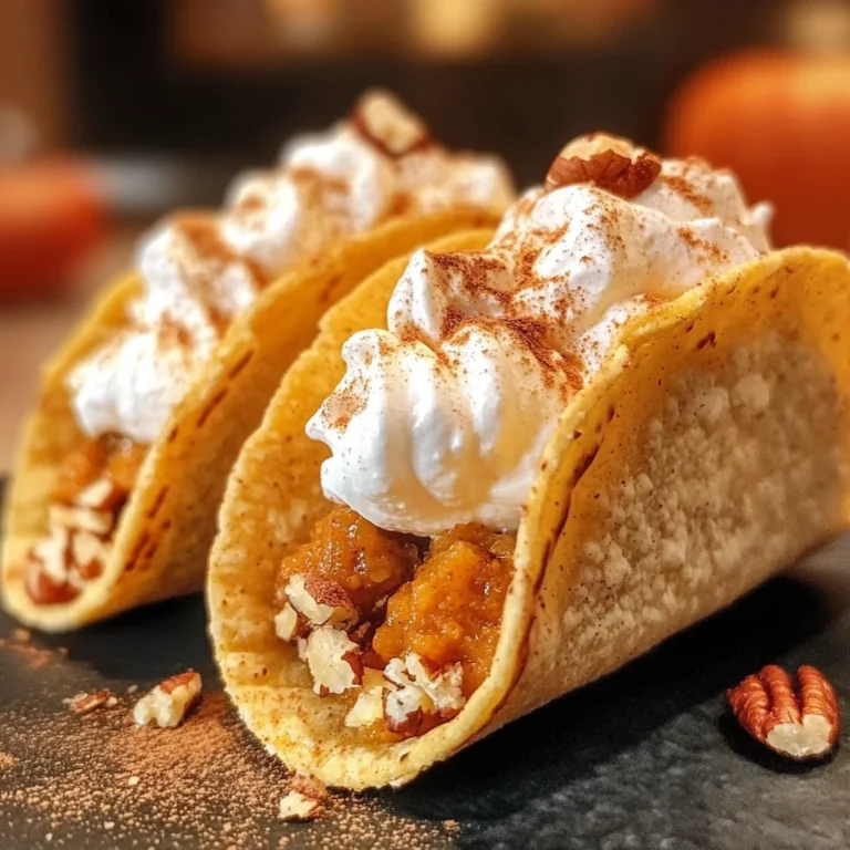 Pumpkin Pie Tacos