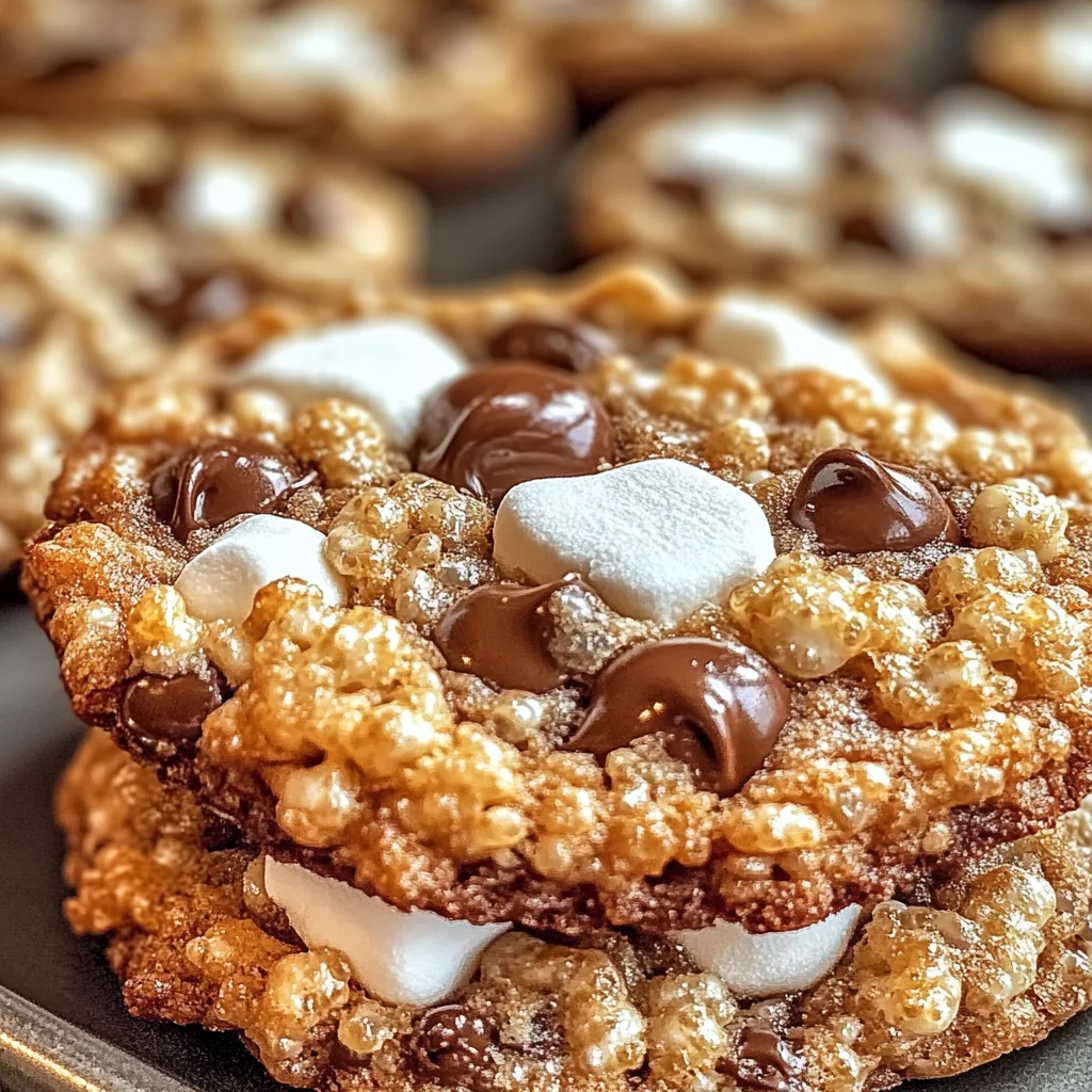 Rice Krispie Cookies with Chocolate Chips Recipe
