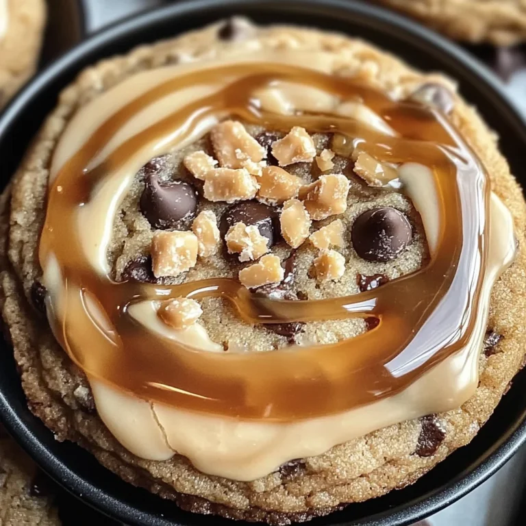 Salted Caramel Cheesecake Cookies