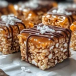 Salted Caramel Rice Krispie Treats: A Sweet & Salty Indulgence