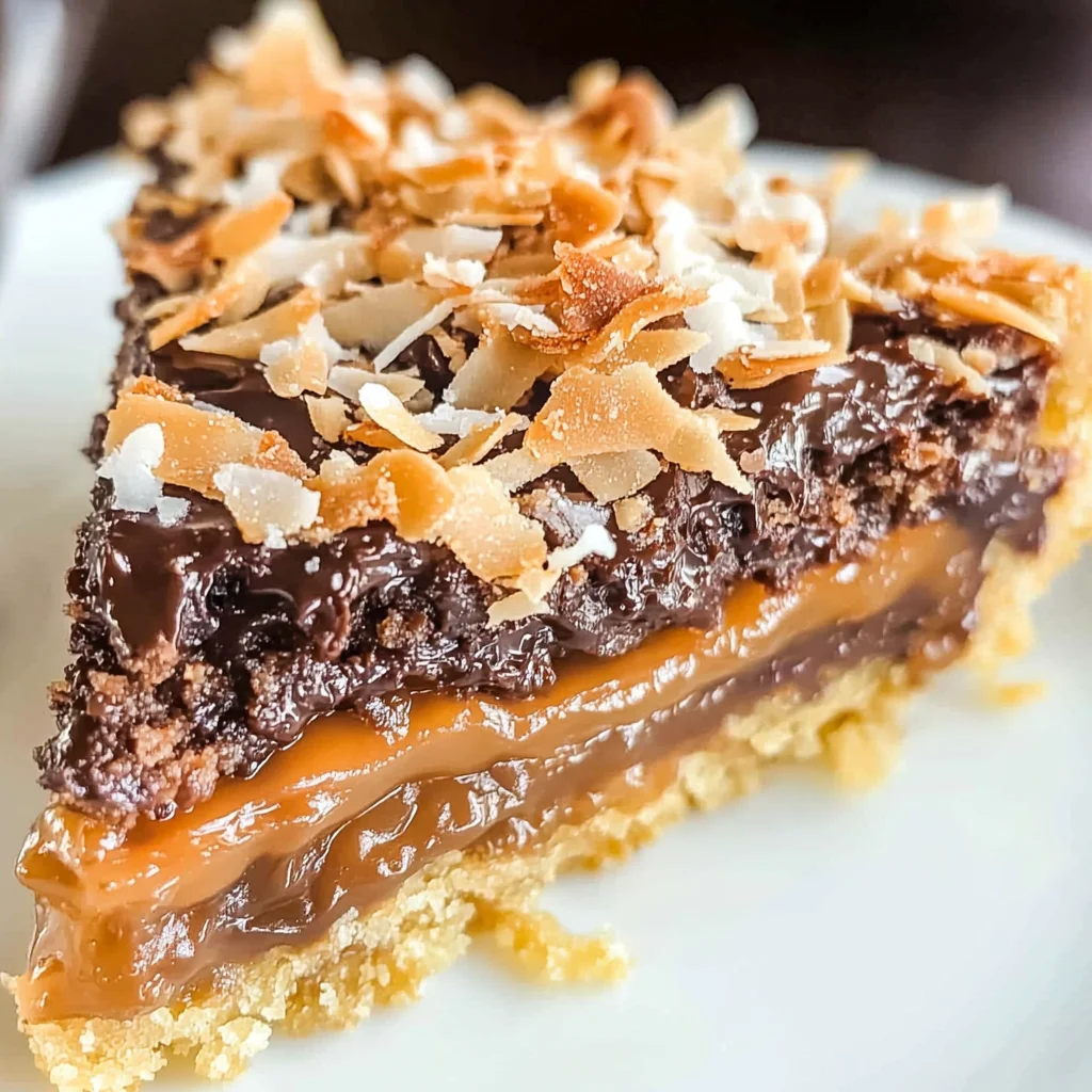 Samoas Cookie Pie