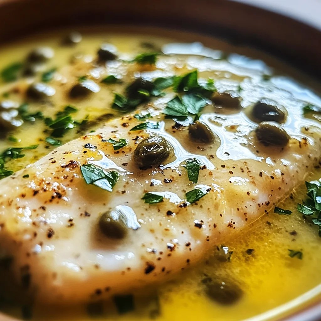 Simple Lemon Caper Sauce