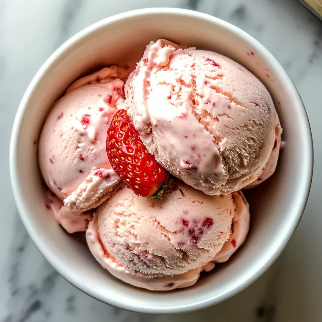 Strawberry Coconut Ice Cream