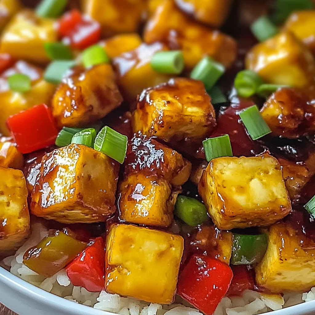 Vegan Pineapple Tofu