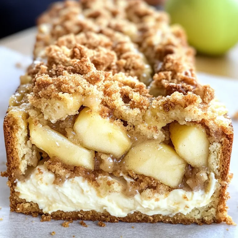 Apple Crisp Cheesecake Bread