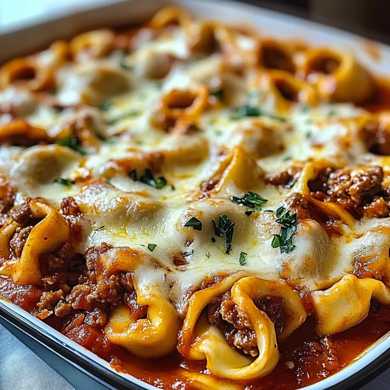 Beefy Tortellini Bake
