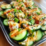 California Roll Cucumber Salad