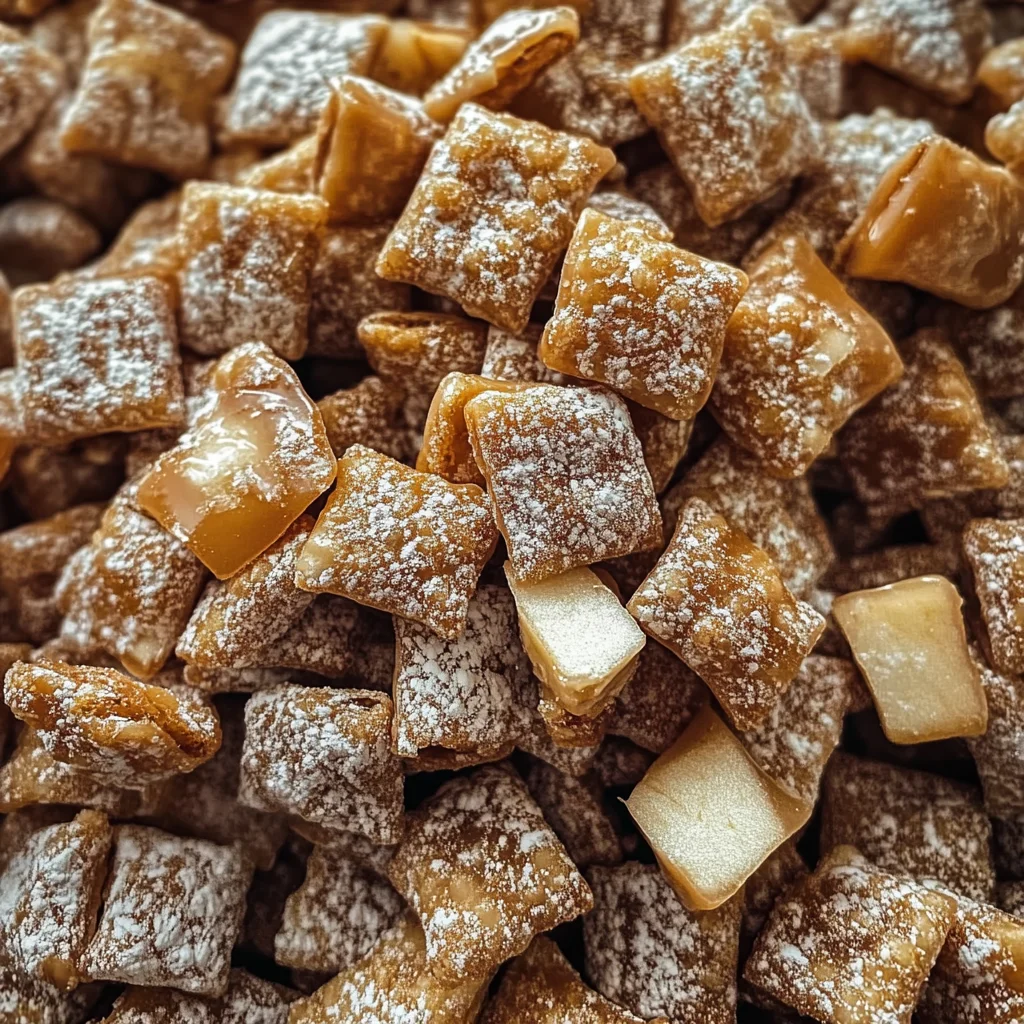 Caramel Apple Puppy Chow
