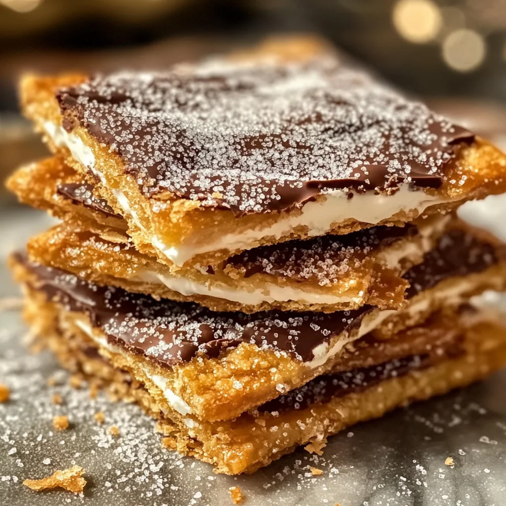 Churro Saltine Toffee