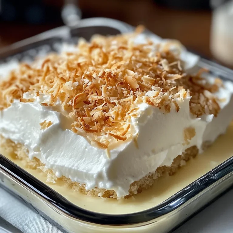 Coconut Cream Lush: A Creamy, No-Bake Dessert for Every Occasion