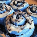 Cookie Monster Cinnamon Rolls Recipe