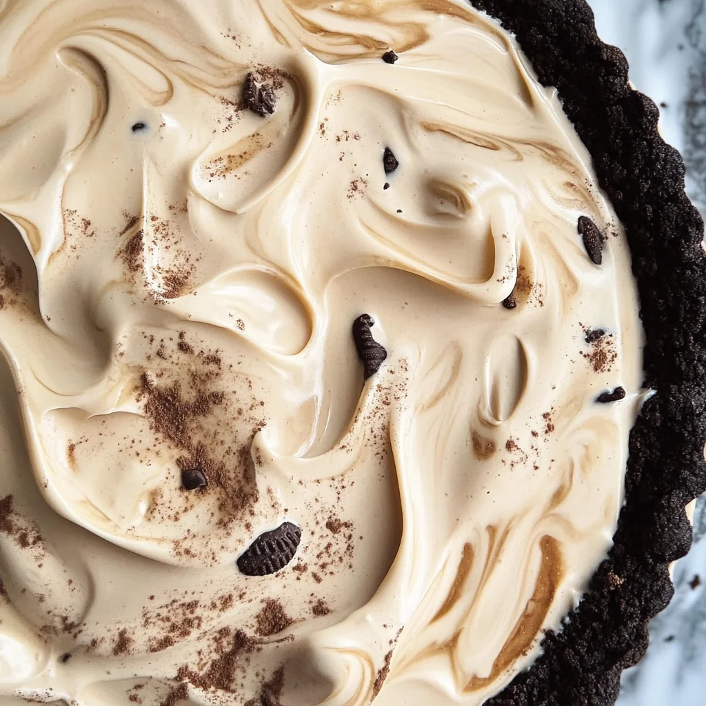 Creamy Coffee Pie Recipe (No Bake, 6 Ingredients)