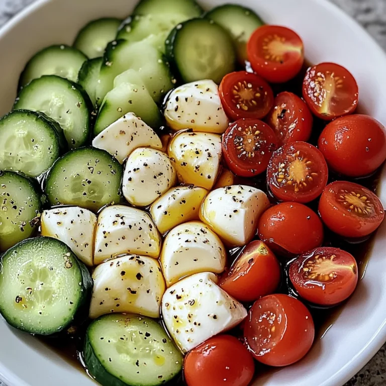 Cucumber Mozzarella Salad