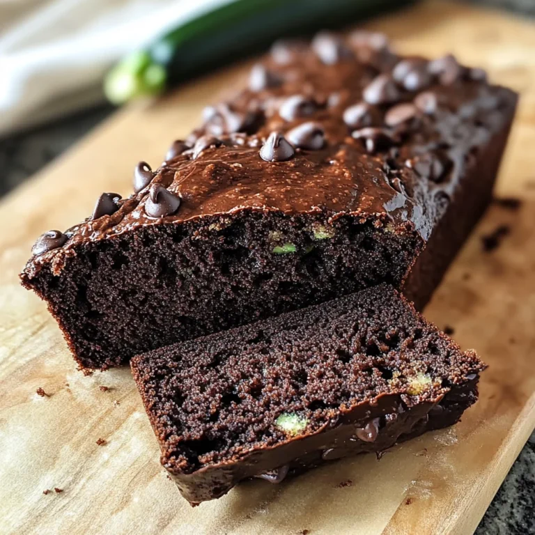 Double Chocolate Zucchini Bread
