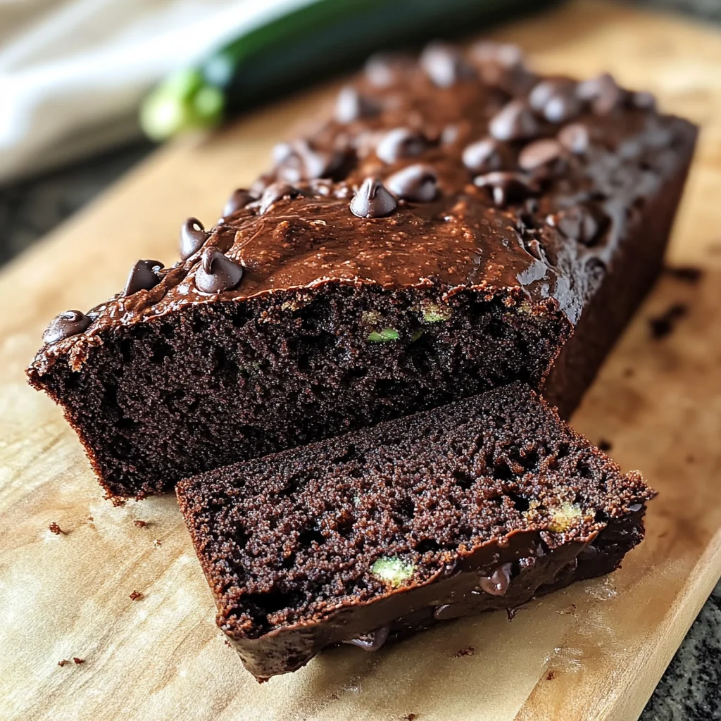 Double Chocolate Zucchini Bread