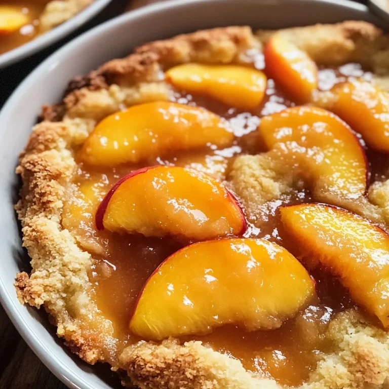 Fresh Peach Cobbler Recipe