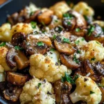 Garlic Cauliflower Mushroom Skillet: Quick & Delicious Dish