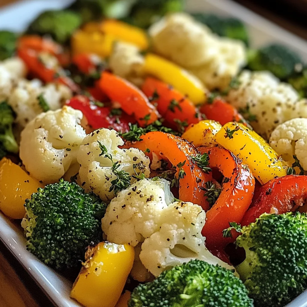 Garlic Roasted Vegetables