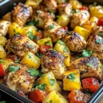 Hawaiian Chicken Sheet Pan Dinner