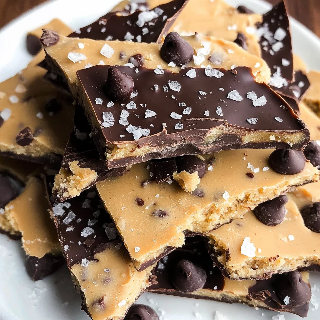 Healthy Cookie Dough Bark