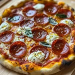 Hot Honey Pepperoni Ricotta Pizza : A Pizza Recipe