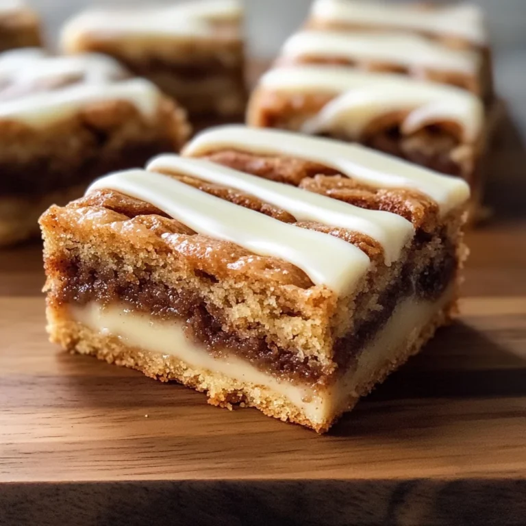 How to Make Cinnamon Roll Blondies