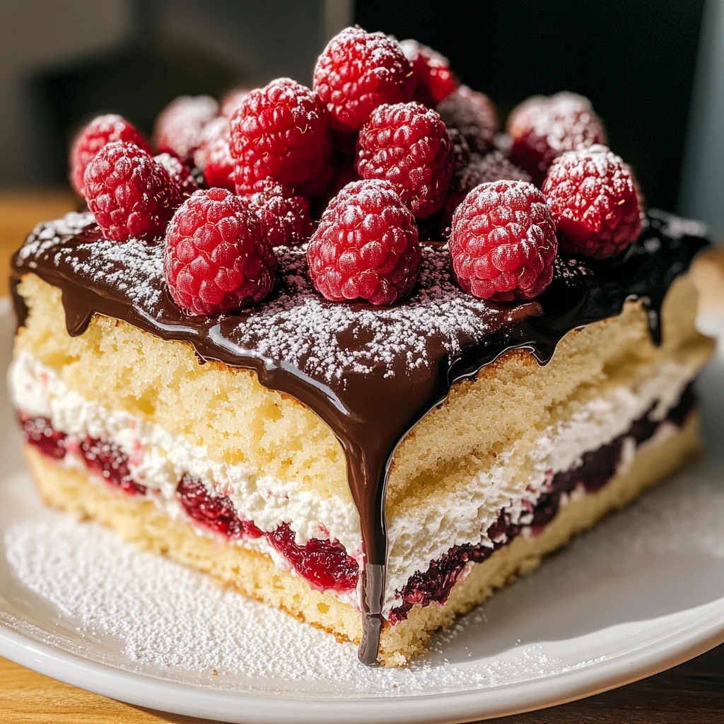 Italian Vanilla Raspberry Love Cake