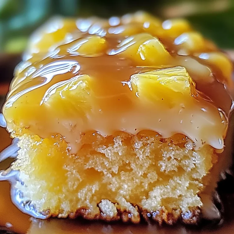 Juicy Pineapple Heaven Cake