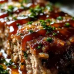Melt-in-Your-Mouth Garlic Parmesan Chicken Meatloaf