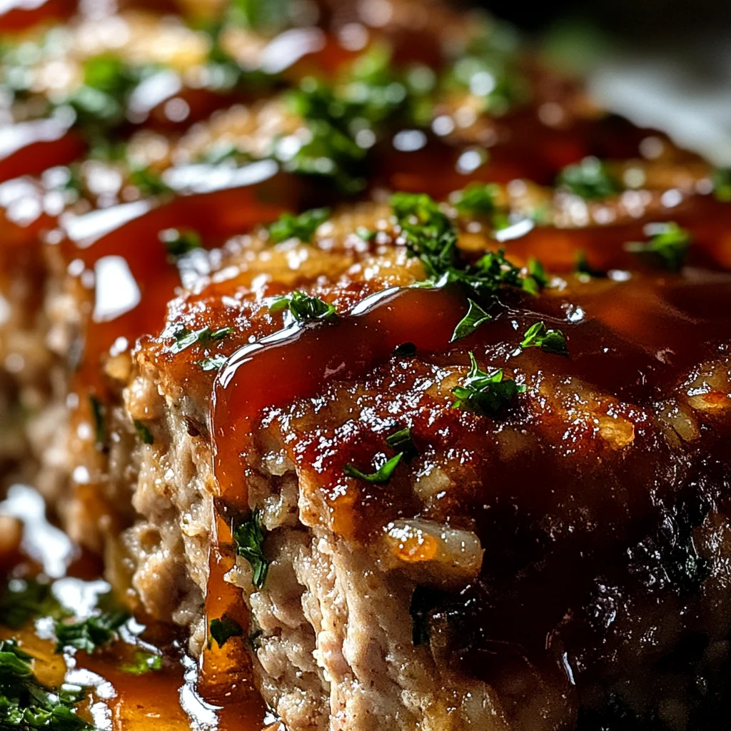 Melt-in-Your-Mouth Garlic Parmesan Chicken Meatloaf