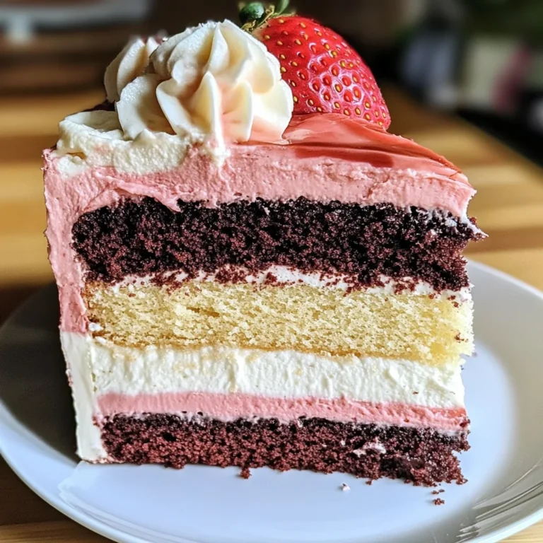 Neapolitan Cake