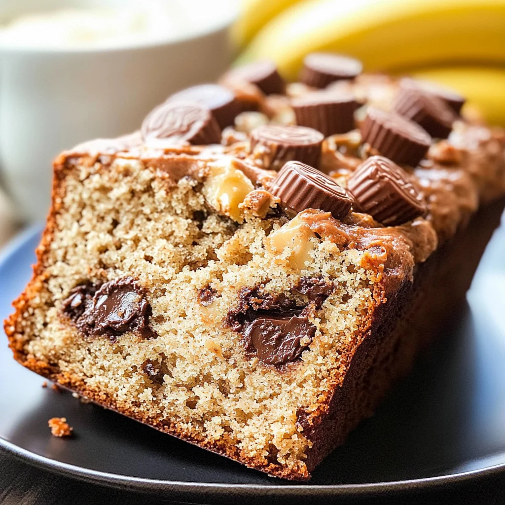 Reese's Peanut Butter Banana Bread