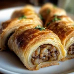 Savory French Onion Sausage Rolls