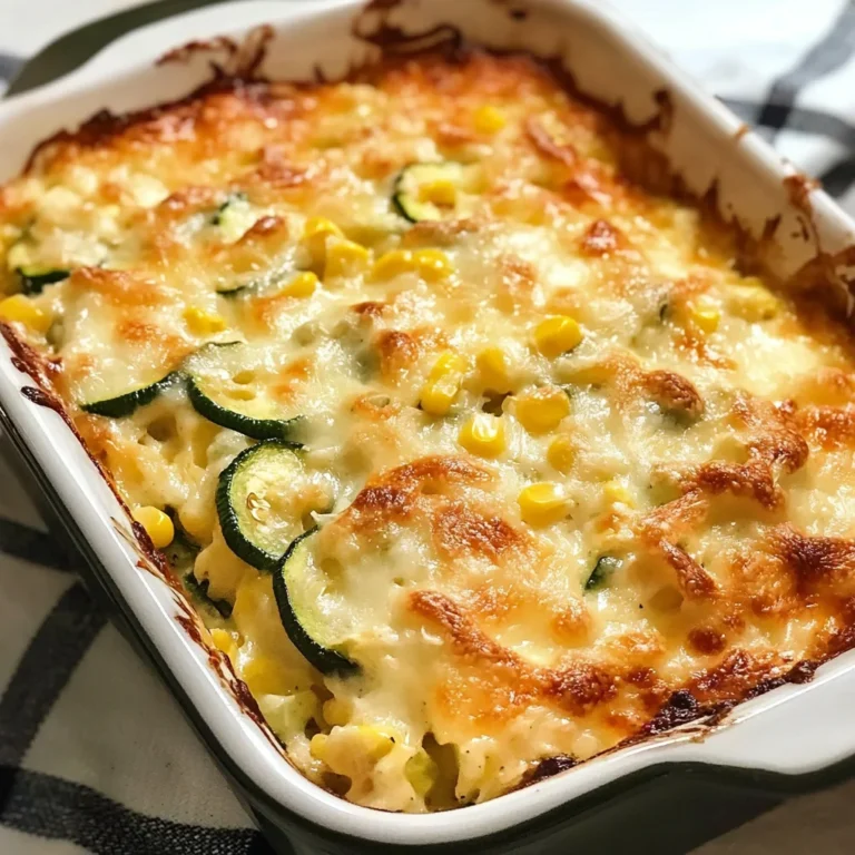 Savory Garden Zucchini Casserole - Alrightwithme
