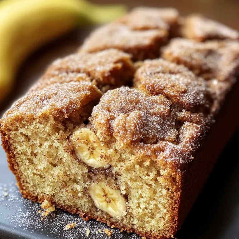 Snickerdoodle Banana Bread Recipe