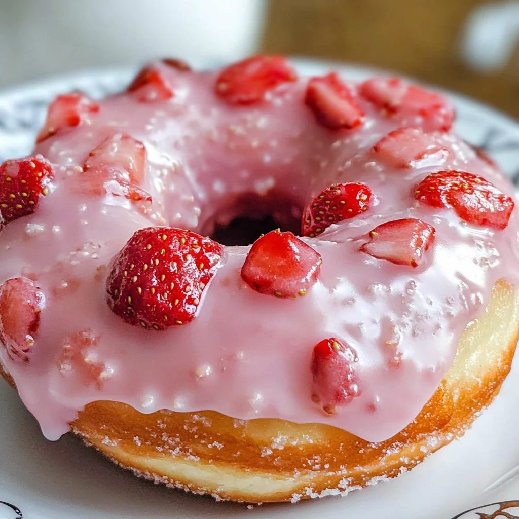 Strawberry Donuts