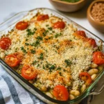 White Bean and Pesto Bake