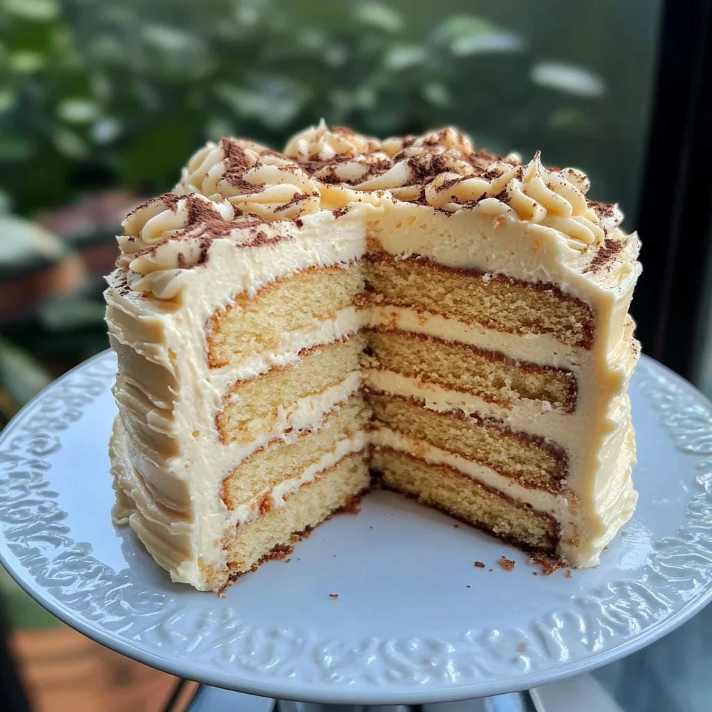White Chocolate Mocha Cake